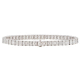 Emerald Cut Diamond Tennis Bracelet