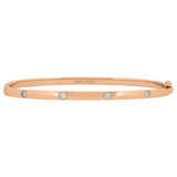 Flush Set Diamond Bangle