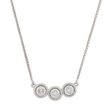 Three Stone Diamond Pendant