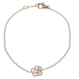 Diamond Rose Bracelet
