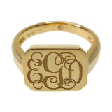 Signature Men's Signet Ring