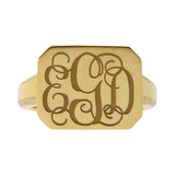Signature Men's Signet Ring
