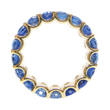 Oval Cut Sapphire Eternity Ring