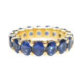 Oval Cut Sapphire Eternity Ring