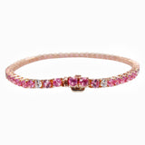 Pink Sapphire & Diamond Tennis Bracelet