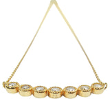 Seven Stone Diamond Necklace