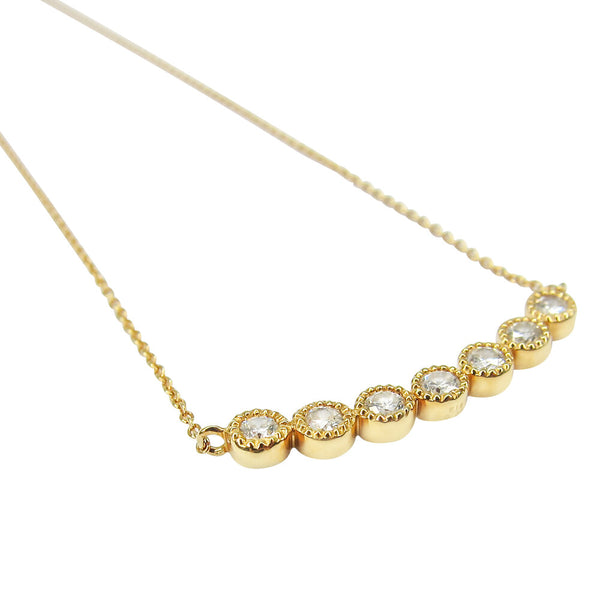 Seven Stone Diamond Necklace