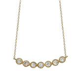 Seven Stone Diamond Necklace