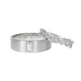 6mm Baguette Diamond Wedding Band