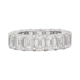 Emerald Cut Diamond Eternity Ring