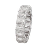 Emerald Cut Diamond Eternity Ring