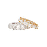 Emerald Cut Diamond Eternity Ring