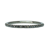 Signature French Pavé Gemstone Eternity Ring