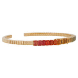 Signature Secret Message Emerald Cut Rainbow Bangle