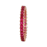 Claw Set Ruby Eternity Ring