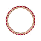 Claw Set Ruby Eternity Ring