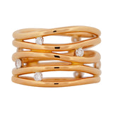 Signature Diamond Wave Ring