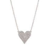 Signature Reversible Diamond Heart Pendant