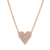 Signature Reversible Diamond & Gemstone Heart Pendant