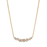 Diamond Cluster Necklace