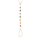 Chakra Princess Rainbow Lariat Wristlet