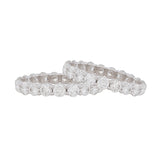 Classic Claw-set Diamond Eternity Ring
