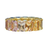 Fancy Sapphire Rainbow Eternity Ring
