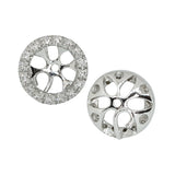 Classic Diamond Jackets For Stud Earrings