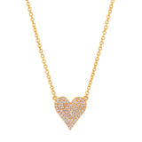 Signature Reversible Diamond & Gemstone Heart Pendant