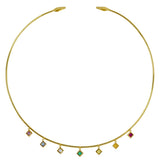 Chakra Princess Rainbow Gemstone Choker