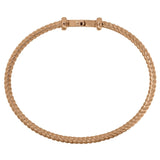 Diamond & Enamel Rope Effect Bangle