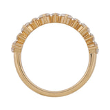 Alternating Large & Small Diamond Ring