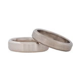 4mm Beveled Edge Titanium Wedding Band