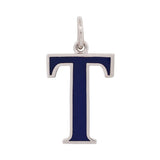 Gold Enamel Letter Charm