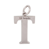 Gold Enamel Letter Charm