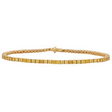 Vivid Yellow Diamond Tennis Bracelet