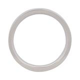 4mm Flat Wedding Band With Engraved Milgrain