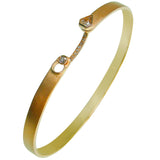 Shield Cut Diamond Bracelet Cuff