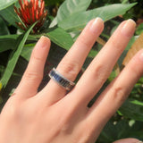 Signature Rainbow Sapphire & Diamond Spinner Ring