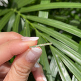 Signature French Pavé Gemstone Eternity Ring