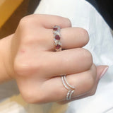 Signature Ruby & Diamond 3/4 Ring
