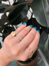 Signature French Pavé Diamond Eternity Ring