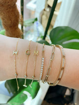 Signature Yin Yang Diamond & Paperclip Bracelet