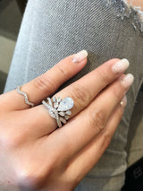 Wavy Diamond Stacking Ring