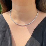 Cupcake Set Diamond Tennis Necklace