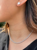 Cupcake Set Diamond Tennis Necklace