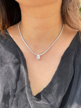 Cupcake Set Diamond Tennis Necklace