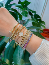 Cuban Link Diamond Bangle