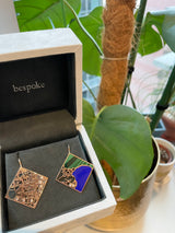 Bespoke Map Earrings