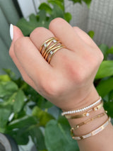 Signature Diamond Wave Ring